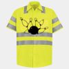 Men's High Visibility Safety Short Sleeve Work Shirt Thumbnail