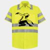 Men's High Visibility Safety Short Sleeve Work Shirt Thumbnail