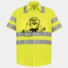 Men's High Visibility Safety Short Sleeve Work Shirt Thumbnail
