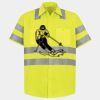 Men's High Visibility Safety Short Sleeve Work Shirt Thumbnail