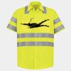 Men's High Visibility Safety Short Sleeve Work Shirt Thumbnail
