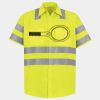 Men's High Visibility Safety Short Sleeve Work Shirt Thumbnail