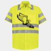 Men's High Visibility Safety Short Sleeve Work Shirt Thumbnail