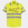 Men's High Visibility Safety Short Sleeve Work Shirt Thumbnail