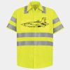 Men's High Visibility Safety Short Sleeve Work Shirt Thumbnail
