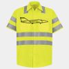 Men's High Visibility Safety Short Sleeve Work Shirt Thumbnail