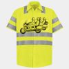 Men's High Visibility Safety Short Sleeve Work Shirt Thumbnail