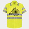 Men's High Visibility Safety Short Sleeve Work Shirt Thumbnail