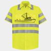 Men's High Visibility Safety Short Sleeve Work Shirt Thumbnail