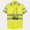 Men's High Visibility Safety Short Sleeve Work Shirt Thumbnail