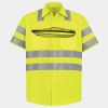 Men's High Visibility Safety Short Sleeve Work Shirt Thumbnail