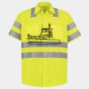 Men's High Visibility Safety Short Sleeve Work Shirt Thumbnail