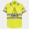 Men's High Visibility Safety Short Sleeve Work Shirt Thumbnail