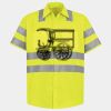 Men's High Visibility Safety Short Sleeve Work Shirt Thumbnail