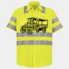 Men's High Visibility Safety Short Sleeve Work Shirt Thumbnail