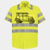 Men's High Visibility Safety Short Sleeve Work Shirt Thumbnail