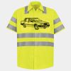 Men's High Visibility Safety Short Sleeve Work Shirt Thumbnail