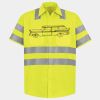 Men's High Visibility Safety Short Sleeve Work Shirt Thumbnail