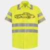 Men's High Visibility Safety Short Sleeve Work Shirt Thumbnail