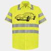 Men's High Visibility Safety Short Sleeve Work Shirt Thumbnail