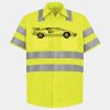Men's High Visibility Safety Short Sleeve Work Shirt Thumbnail
