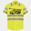 Men's High Visibility Safety Short Sleeve Work Shirt Thumbnail