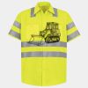 Men's High Visibility Safety Short Sleeve Work Shirt Thumbnail