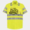 Men's High Visibility Safety Short Sleeve Work Shirt Thumbnail