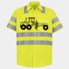 Men's High Visibility Safety Short Sleeve Work Shirt Thumbnail