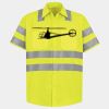 Men's High Visibility Safety Short Sleeve Work Shirt Thumbnail