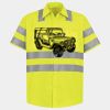 Men's High Visibility Safety Short Sleeve Work Shirt Thumbnail