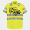 Men's High Visibility Safety Short Sleeve Work Shirt Thumbnail