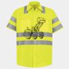 Men's High Visibility Safety Short Sleeve Work Shirt Thumbnail