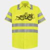 Men's High Visibility Safety Short Sleeve Work Shirt Thumbnail
