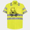 Men's High Visibility Safety Short Sleeve Work Shirt Thumbnail