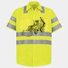 Men's High Visibility Safety Short Sleeve Work Shirt Thumbnail