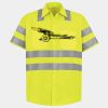 Men's High Visibility Safety Short Sleeve Work Shirt Thumbnail