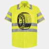 Men's High Visibility Safety Short Sleeve Work Shirt Thumbnail