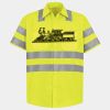 Men's High Visibility Safety Short Sleeve Work Shirt Thumbnail