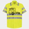 Men's High Visibility Safety Short Sleeve Work Shirt Thumbnail