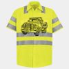 Men's High Visibility Safety Short Sleeve Work Shirt Thumbnail