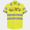 Men's High Visibility Safety Short Sleeve Work Shirt Thumbnail