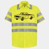 Men's High Visibility Safety Short Sleeve Work Shirt Thumbnail