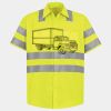 Men's High Visibility Safety Short Sleeve Work Shirt Thumbnail