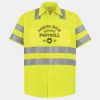 Men's High Visibility Safety Short Sleeve Work Shirt Thumbnail