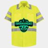 Men's High Visibility Safety Short Sleeve Work Shirt Thumbnail