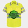 Men's High Visibility Safety Short Sleeve Work Shirt Thumbnail