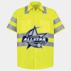 Men's High Visibility Safety Short Sleeve Work Shirt Thumbnail