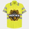 Men's High Visibility Safety Short Sleeve Work Shirt Thumbnail