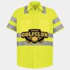 Men's High Visibility Safety Short Sleeve Work Shirt Thumbnail